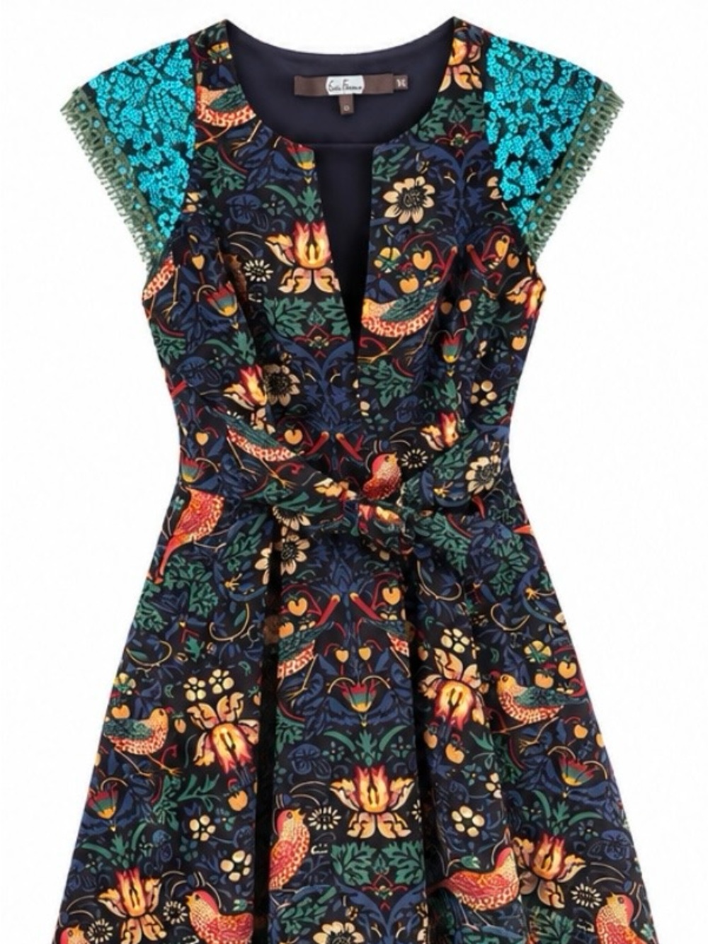 Anthropologie Eva Franco, Larksong Bird sequin dress size 0